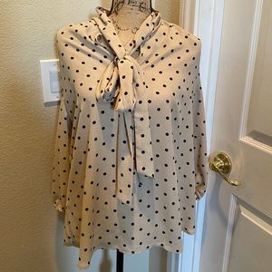 Pre❤️‘Ed Tan Top with tie infront